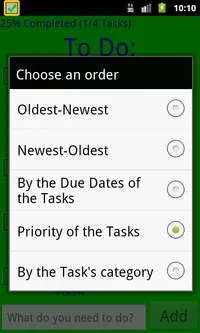 To Do: 4